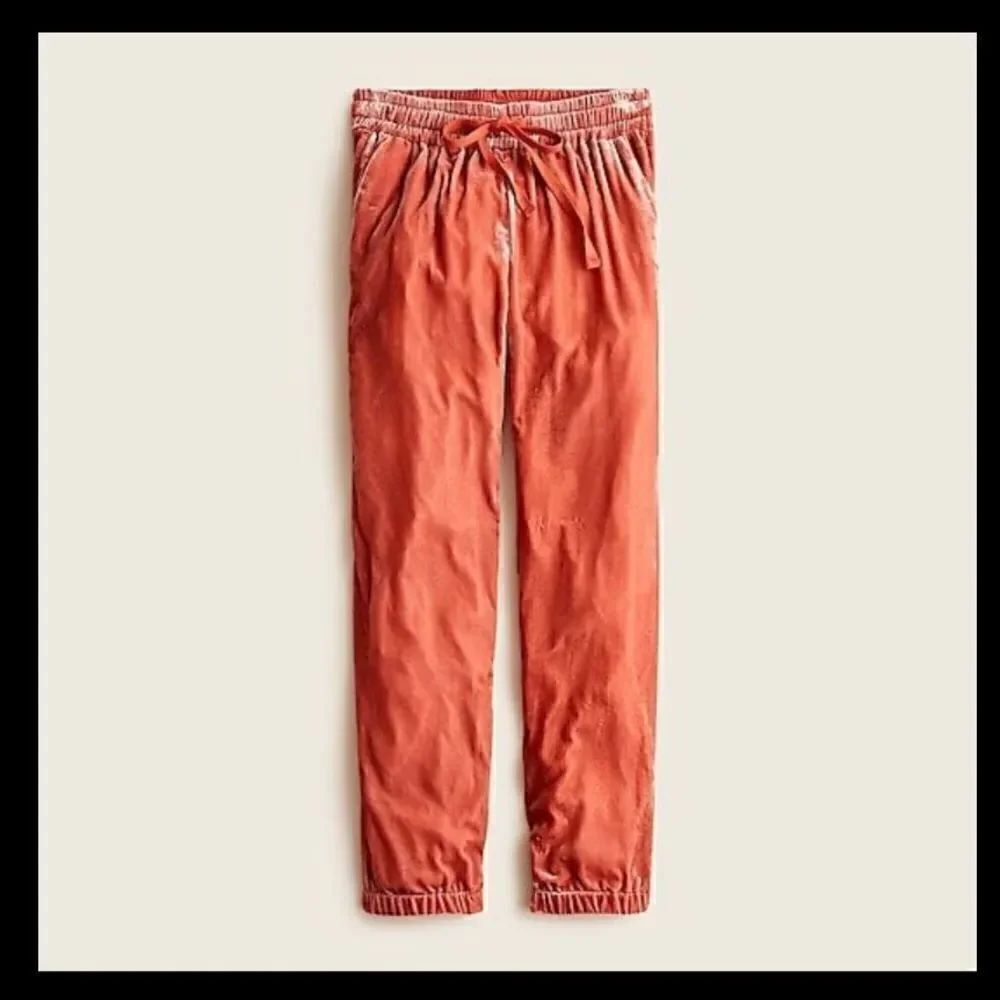J Crew Velvet Jogger Pants NWT